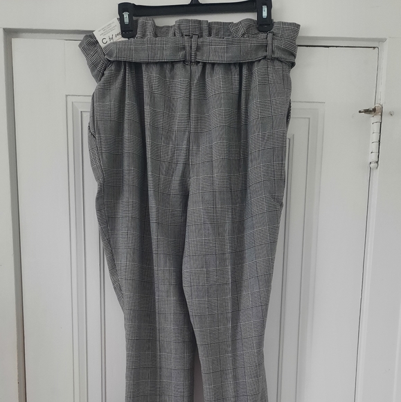 C by one high waisted tapered leg ankle length  size Large - Picture 12 of 13